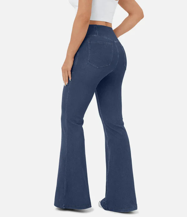 Calça LegJeans™ de Cintura Alta Cruzada