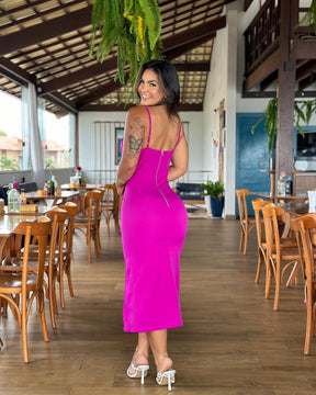 Vestido Midi Alfaiataria