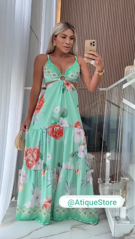 Vestido Longo Fabuloso  - Verão 2025