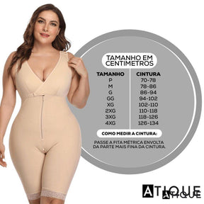 Body Bermuda Redutor de Medidas - Atique Store