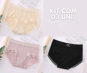 Calcinha Antibacteriana Ivy - Kit com 03 Unidades - Atique Store